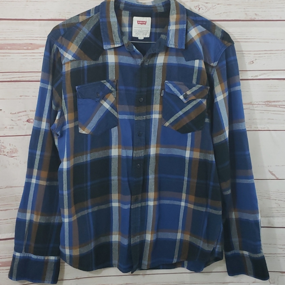 LEVI'S♡Plaid♡Flannel